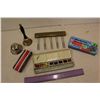 Image 1 : Vintage School Teacher Related (Bells, Brush, Paint Set, Etc)