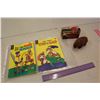Image 1 : 1940s Wind-Up Walking Bear & Gold Key 30 Cent Comics (2)