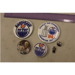 Vintage NHL Edmonton Oilers Pins