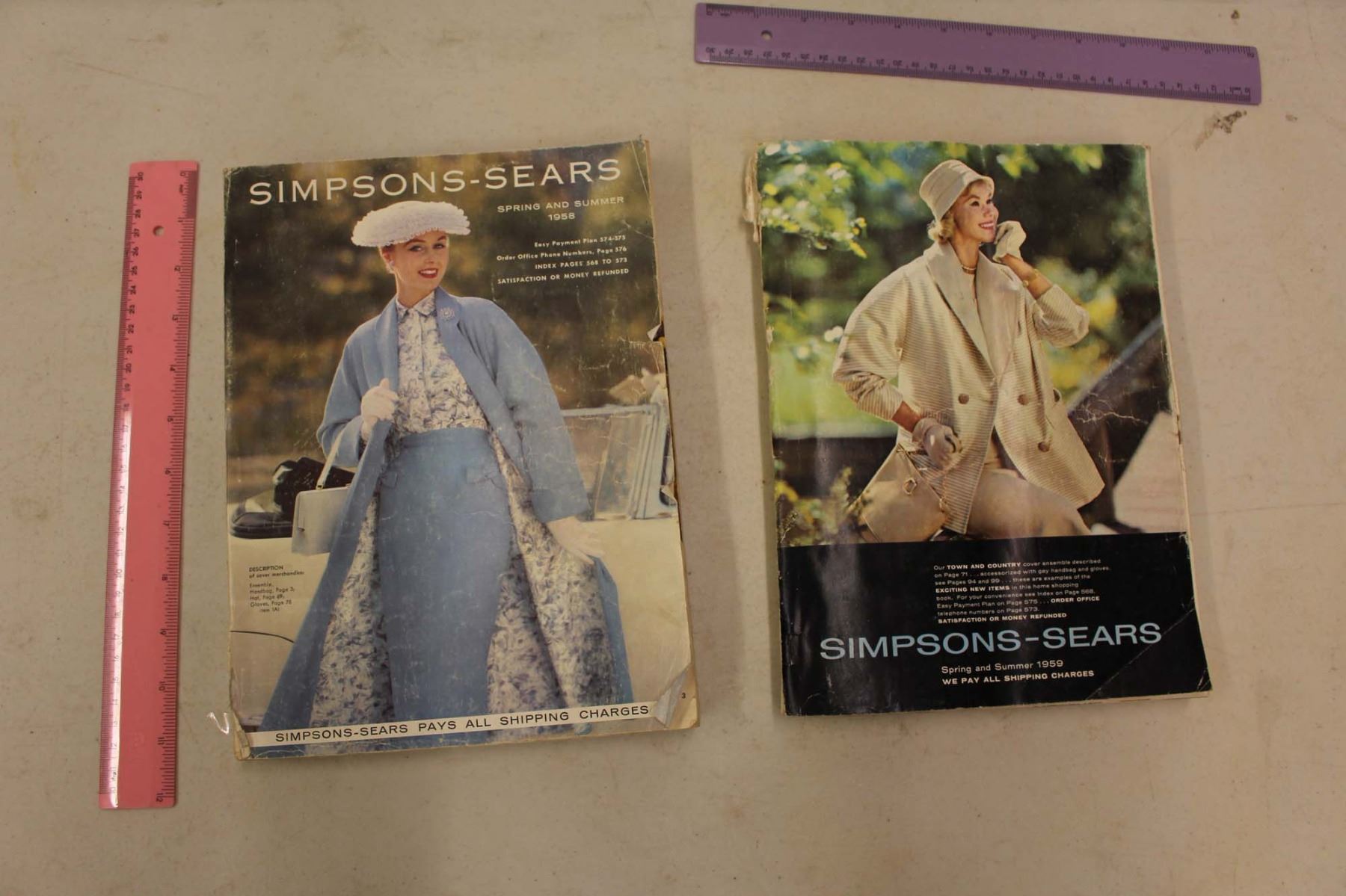 1958 & 1959 Simpson Sears Spring & Summer Cataloges