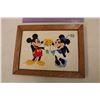 Image 2 : Vintage Mickey Mouse Needle Point Framed Pictures (2)