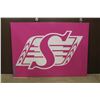 Image 1 : 2017 Saskatchewan Roughriders Sideline Advertising Sign (5ft 7"x 4ft)
