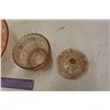 Image 2 : Pink Depression Glass Bowl & Candy Dish