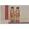 Image 4 : Pink Depression Glass Mr.Peanut Salt & Pepper Shakers