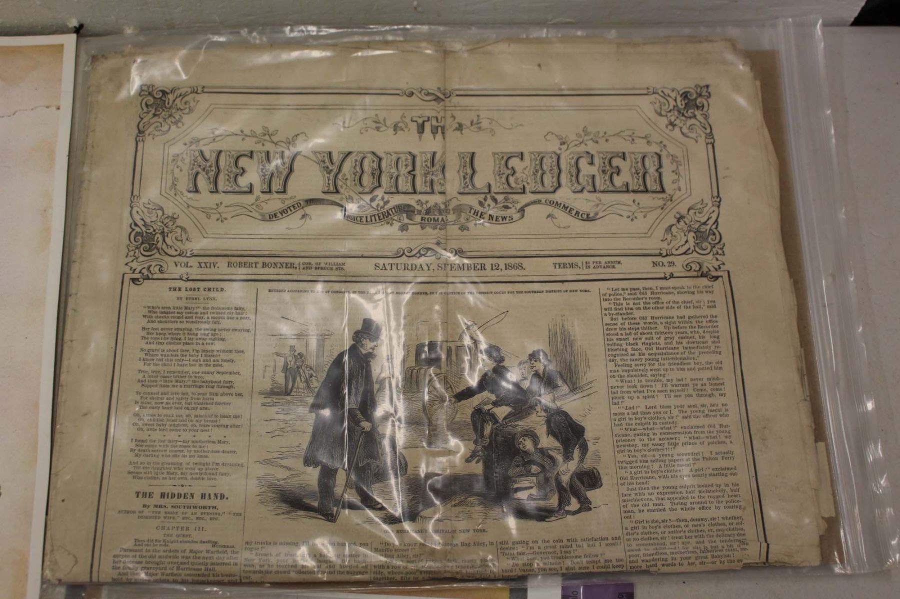 1868 The New Ledger Newspaper& 1970s Prints (4)