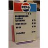 Image 1 : Pepsi Menu Sign