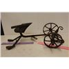 Image 5 : Salesman Sample Furrow Plow - With Early Dolly Cart   21" Long