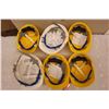 Image 2 : Safety Hard Hat Helmets (6)(New)