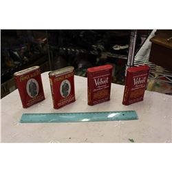 Prince Albert And Velvet Tobacco Tins (4)