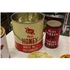 Image 3 : Lot Of Vintage Tins (Honey, Syrup, Baking Powder, Salve, Soap)