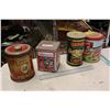 Image 1 : Lot Of Advertising Tins (4)
