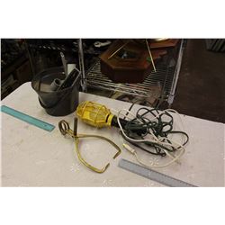 Lot Of Vintage Misc (Vacuum Parts, Ice Tongs, Extension Cords, Etc)