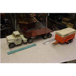 Ertl Metal Truck And Trailer W/ UHaul Trailer