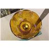 Image 4 : Large Carnival Glass Serving Dish
