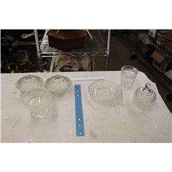 Lot Of Crystal Serving Dishes