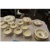 Image 3 : Two Similar Partial Sets Of 22K Gold Dishware (Dogwood And Tudor Rose)