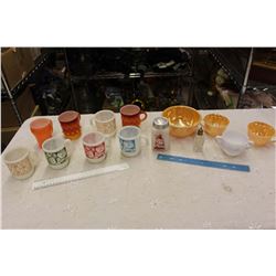 Lot Of Vintage Coffee Cups And Assorted (Lots Of FireKing)