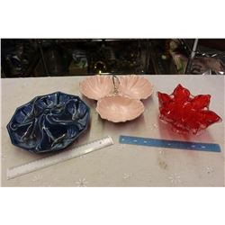 Lot Of Serving Platter And Display Pieces (3)
