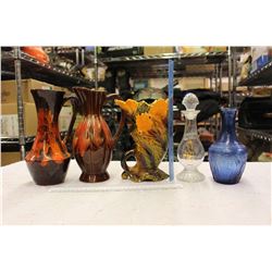 Lot Of Vintage Table Vases