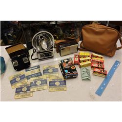 Lot Of Vintage (Transistor Radio, Flash Kodak Camera, Viewmaster W/ Reels