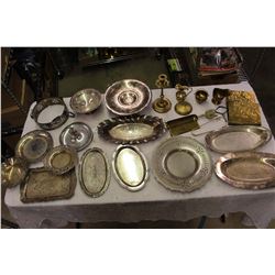 Lot Of Brass, Copper, And Silver Related