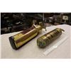 Image 4 : Pair Of Brass Fire Extinguishers