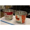 Image 2 : 1 Gallon Cone Anti Freeze Pails (2) (Custom Made) (ESSO, Summit)