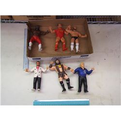 Vintage Wrestling Figurines (6)