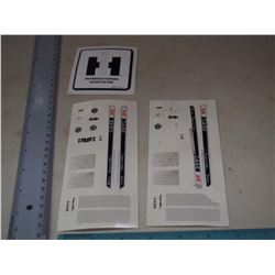 Case Decals For 1/16 Scale Tractor Models W/ IH Decal