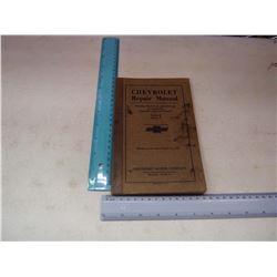 Chevrolet Repair Manual, 1926, Series K And V