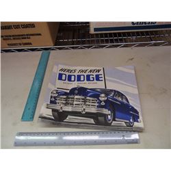 Dodge Advertising Brochure