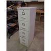 Image 1 : Four Drawer Metal Filing Cabinet 18"x15"x53"