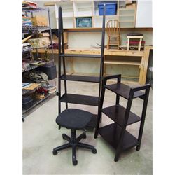 Two Shelves W/ Adjustable Seat