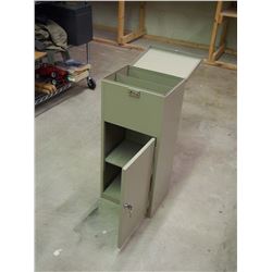 Metal Standing Lockbox, 13"x29"x10"
