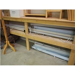 Lot Of Fluorescent Light Fixtures, Working (6)