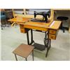 Image 1 : Vintage Singer Sewing Machine With Mini End Table