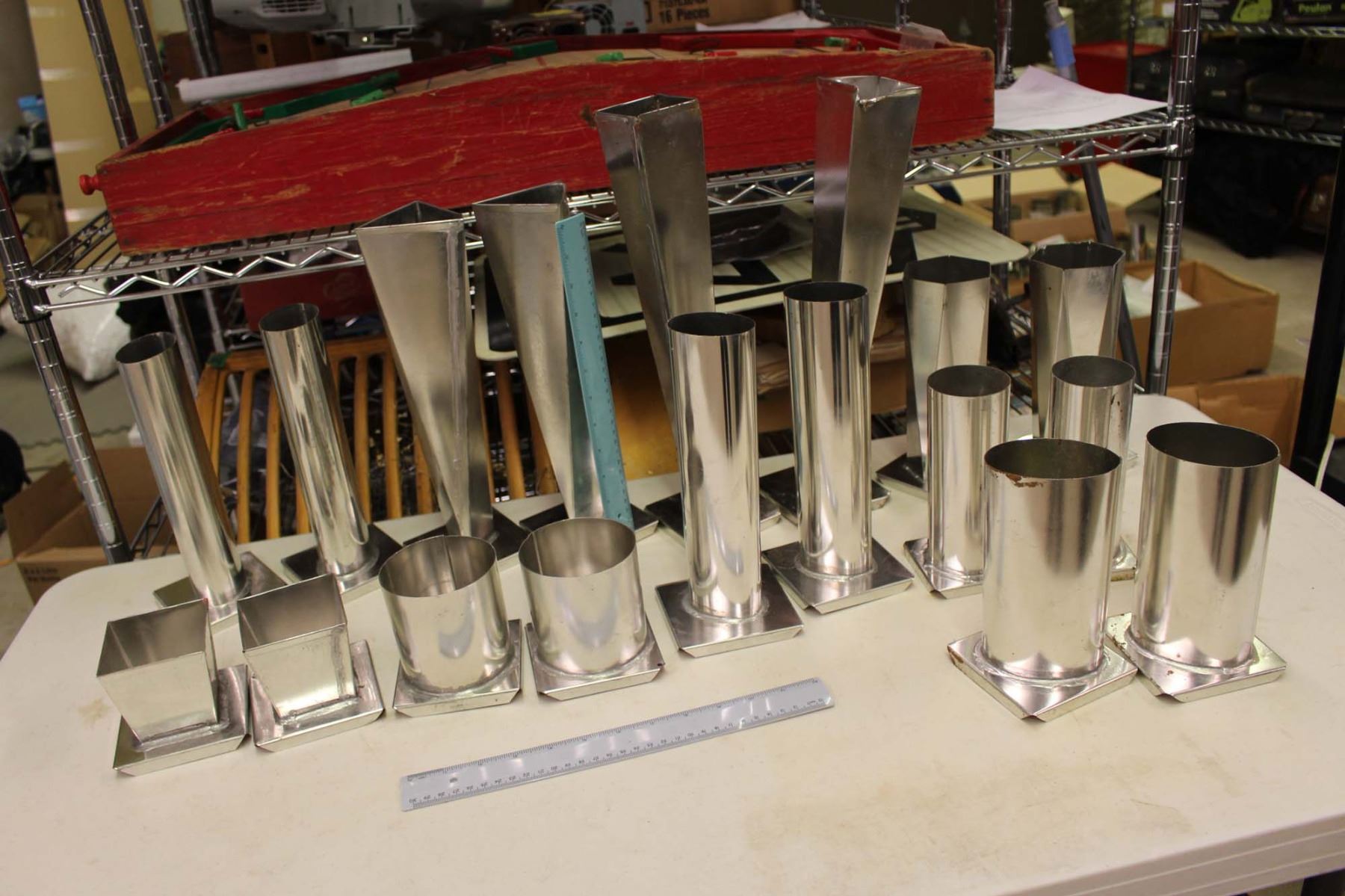 5 Boxes Of Metal Candle Molds, HUGE LOT