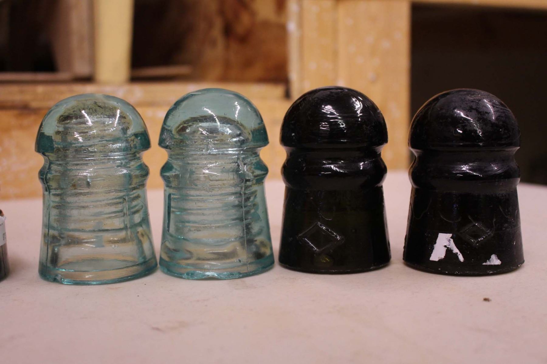 3 Qt. Copper Cooking Pot w/Brass Handles& An Assortment of Glass