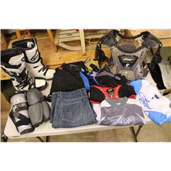 Lot of Dirt Biking Gear & Equipment (See Photos for Sizes)