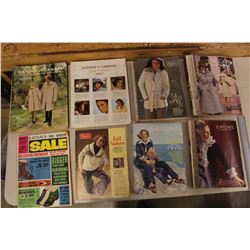 Lot of Eaton's & Sears Cataloges(8): 1961, 1964, 1965, 1968, 1970's