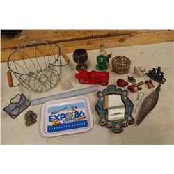 Basket w/Vintage Decor