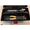 Image 3 : Plastic Carry Tool Box w/Tools Inside