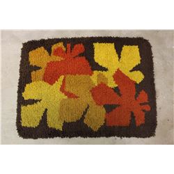 Retro Handmade Shag Rug (41"x 30")
