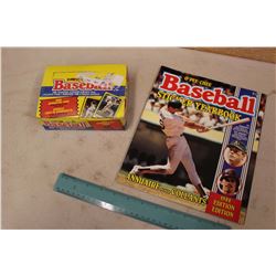 Full Box of 1988 O-Pee-Chee Baseball Yearbook Stickers & Sticker Yearbook