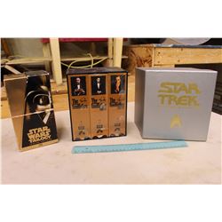 VHS SETS – Star Wars Trilogy, Star Trek The Screen Voyages & The Godfather I, II & III.