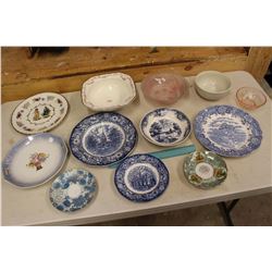 Lot of Vintage Dishware (Plates, Bowls, Etc)