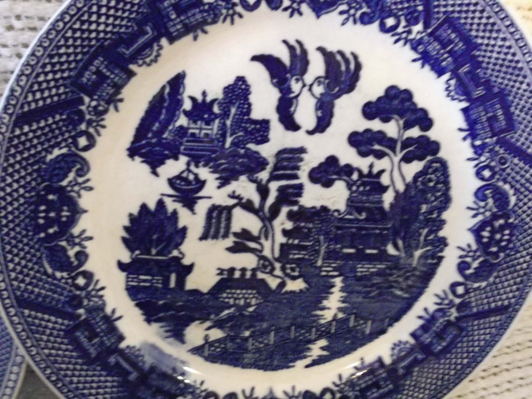Vintage Blue Willow China (13 Pieces, 1 OC Japan)