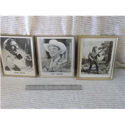 Celebrity Photos: Wilf Carter, Hand Snow& Davy Crockett