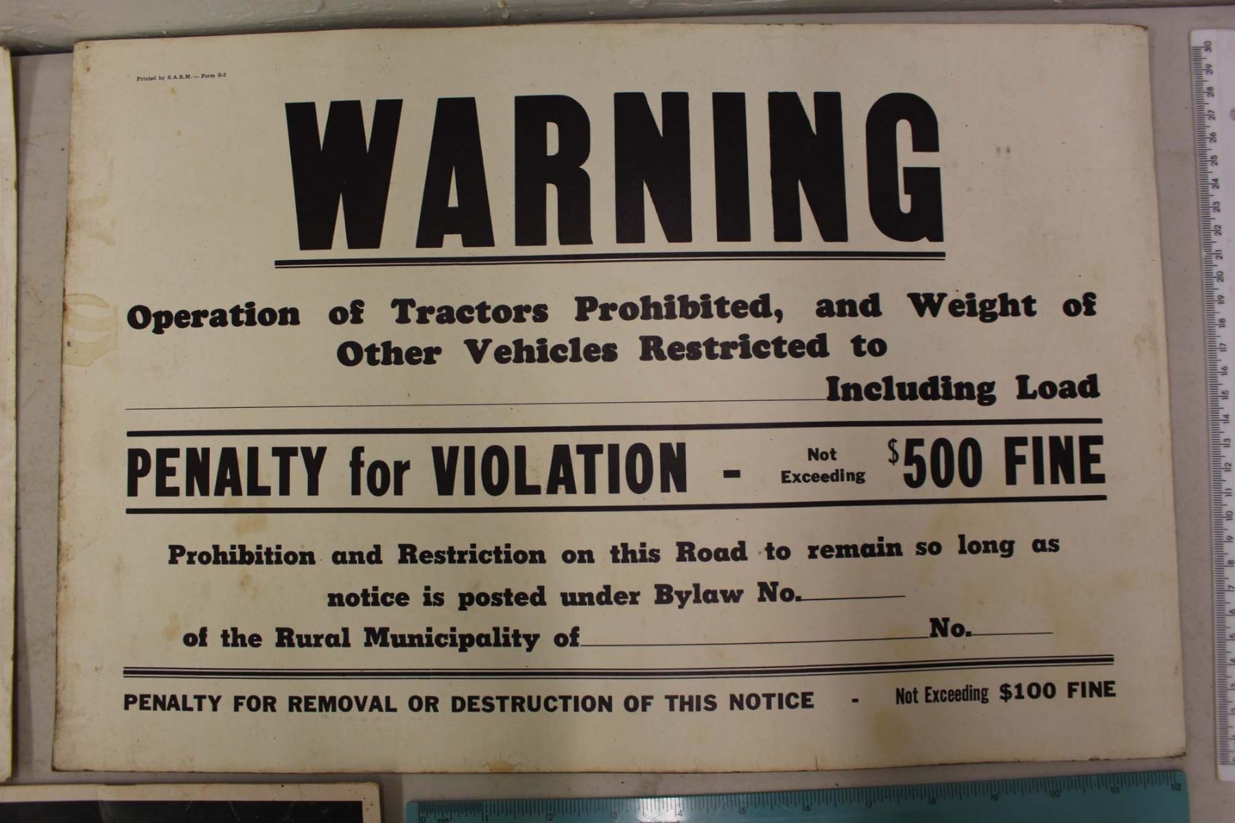 Vintage Cardboard Signs (3)