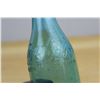 Image 5 : Antique Coca-Cola Blue Straight Sided Bottle With Embossed Script Sides And Bottom